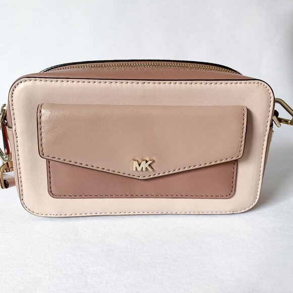Michael Kors Handbags - Michael Kors Small Tri-Colour Camera Bag | Soft Pink Multi